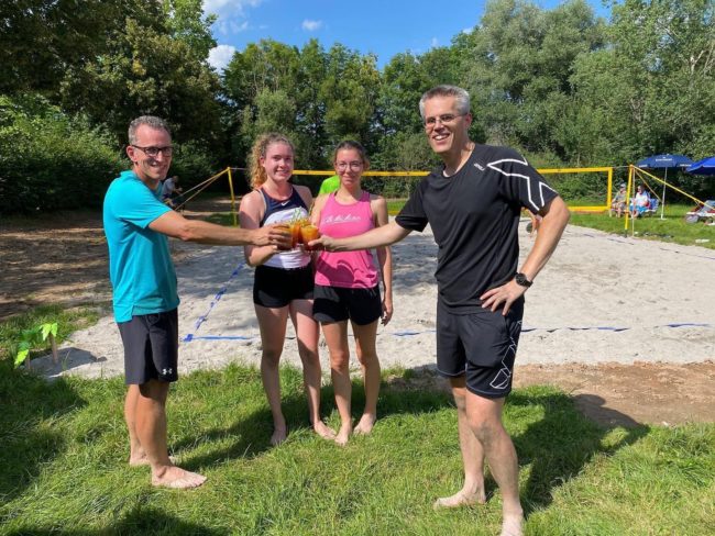 Eröffnungsmatch mit Frank Wagner und Marcus Hoffeld
