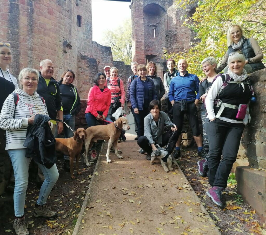 Wandern auf die Burg Montclair