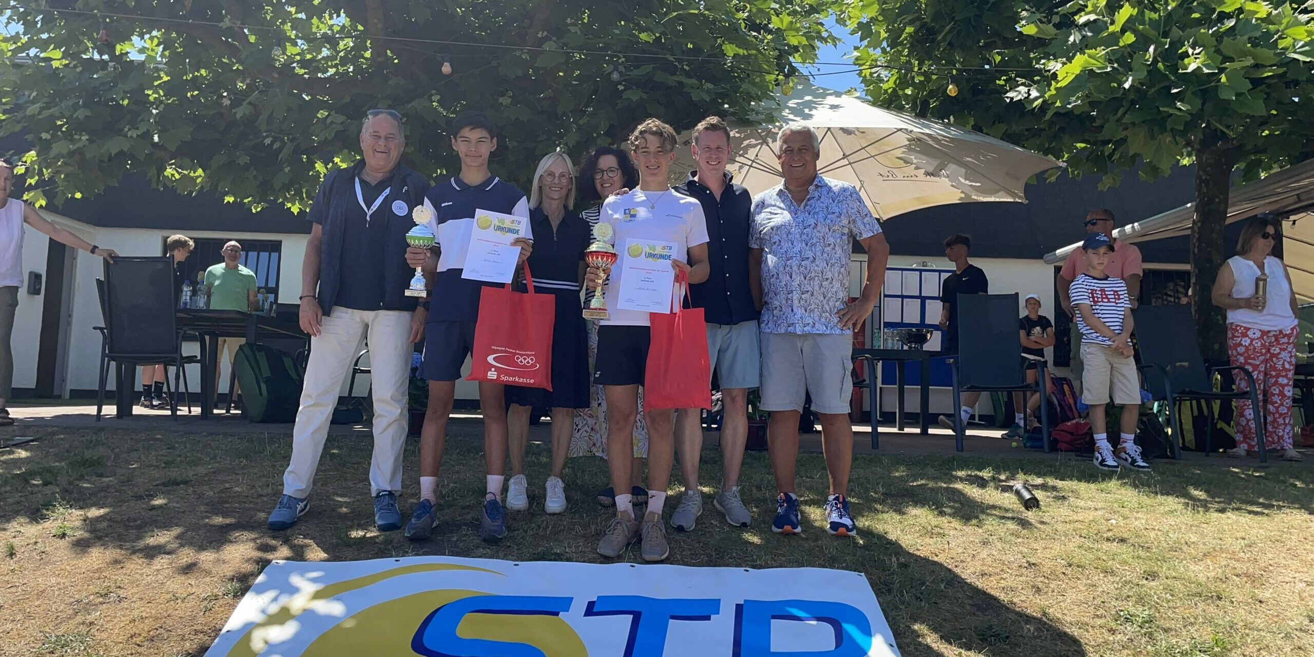 Siegerehrung David Kirchner Ethan Zapp