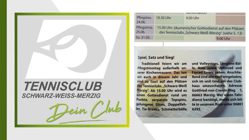 ev. Gottesdienst an Pfingstmontag 25. Mai 26